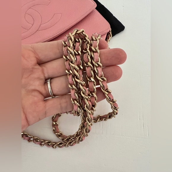 Chanel Wallet on Chain WOC in Pink Caviar - Picture 8 of 8